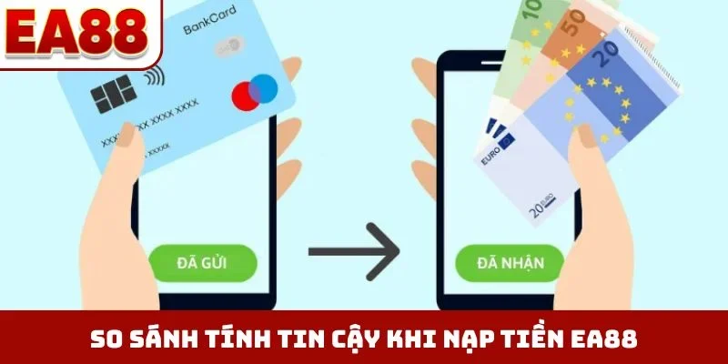 So sánh tính tin cậy khi nạp tiền EA88